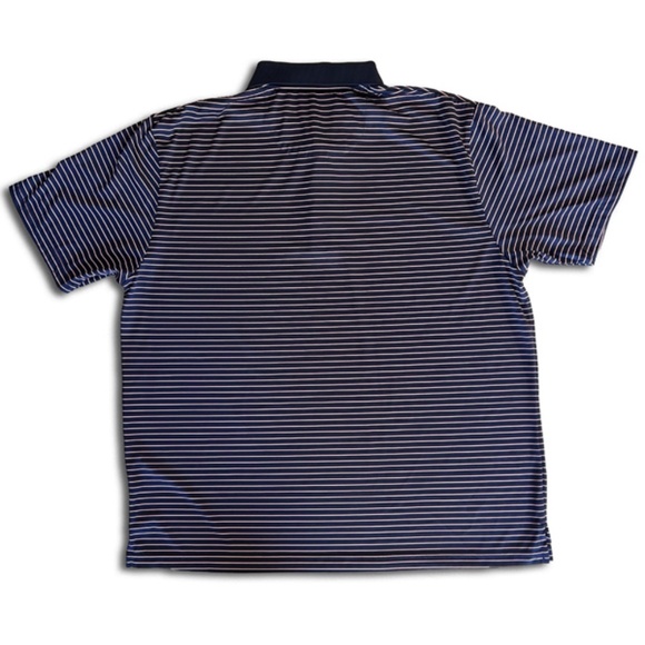 Jack Nicklaus Navy and White/Pink Pinstripes Golf Polo XXL Staydri - Picture 10 of 10